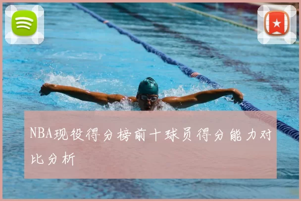 NBA现役得分榜前十球员得分能力对比分析