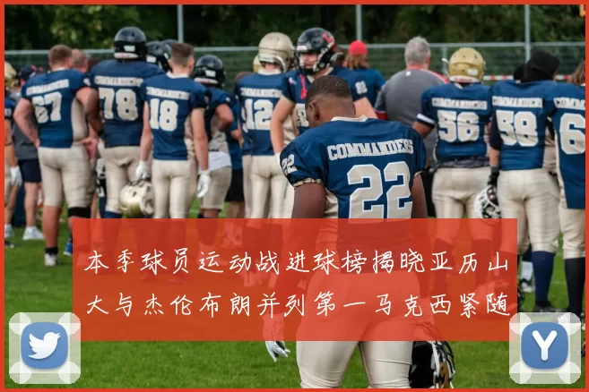 本季球员运动战进球榜揭晓亚历山大与杰伦布朗并列第一马克西紧随其后