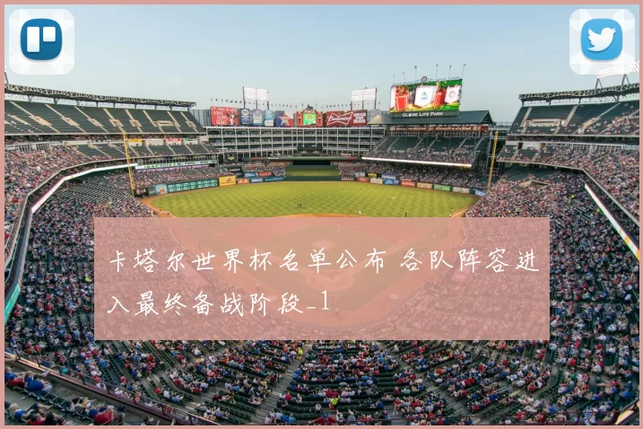 卡塔尔世界杯名单公布 各队阵容进入最终备战阶段_1