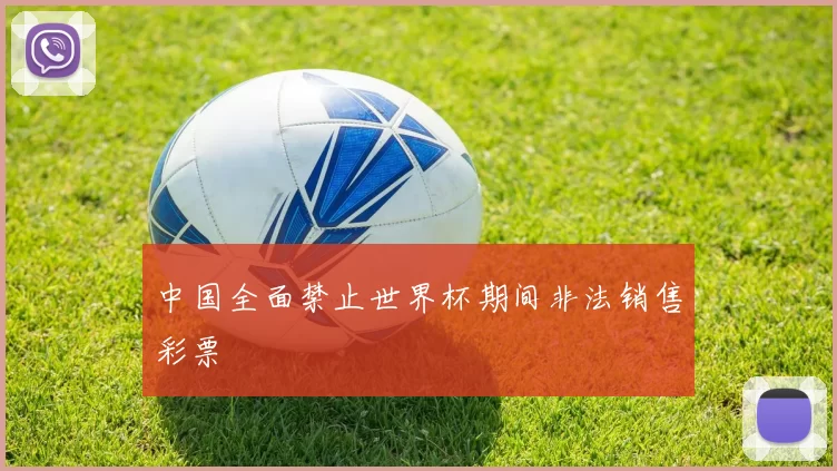 中国全面禁止世界杯期间非法销售彩票